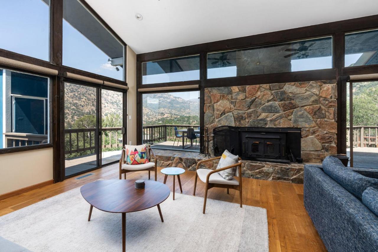 Mountain View, Hot Tub, Open Kitchen, 10M To Sequoia Villa Three Rivers Buitenkant foto
